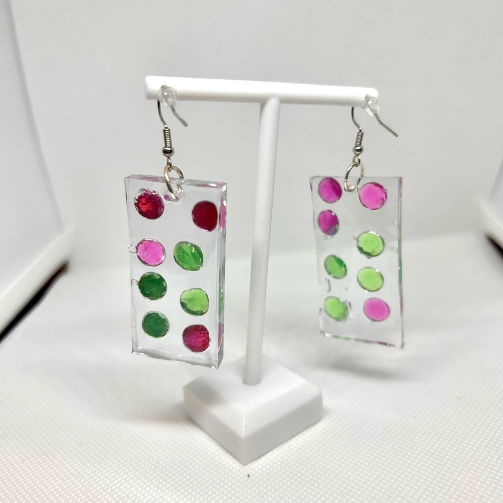 Handcrafted earrings - Picture 2 of 2